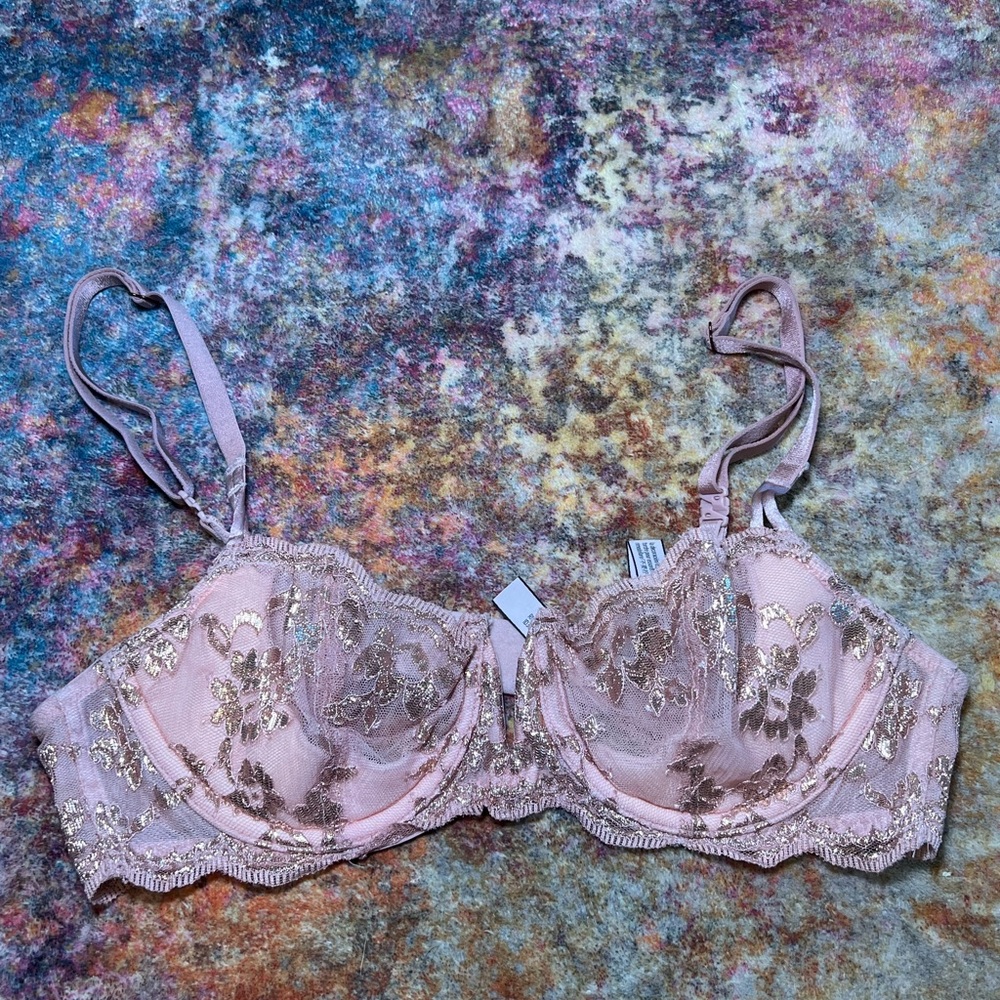 Victorias Secret Dream Angels Lace Embroidered Push Up Bra
